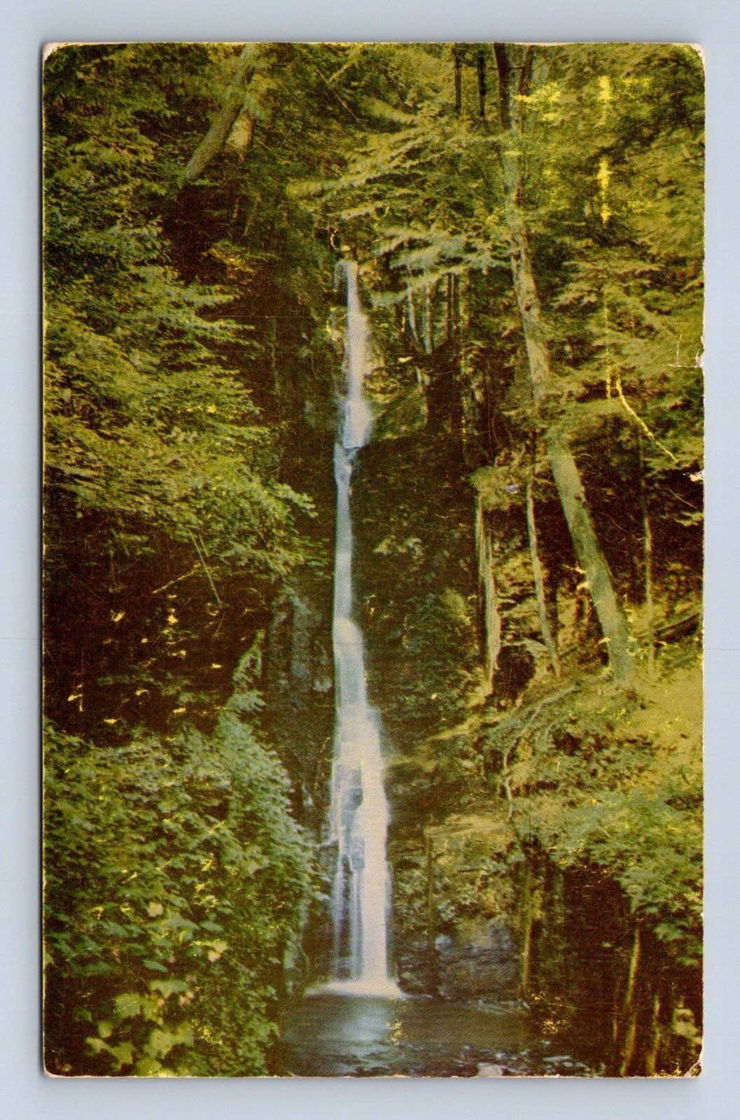 Silverthread Falls Dingmans Ferry Pennsylvania Postcard SC1203 Posted