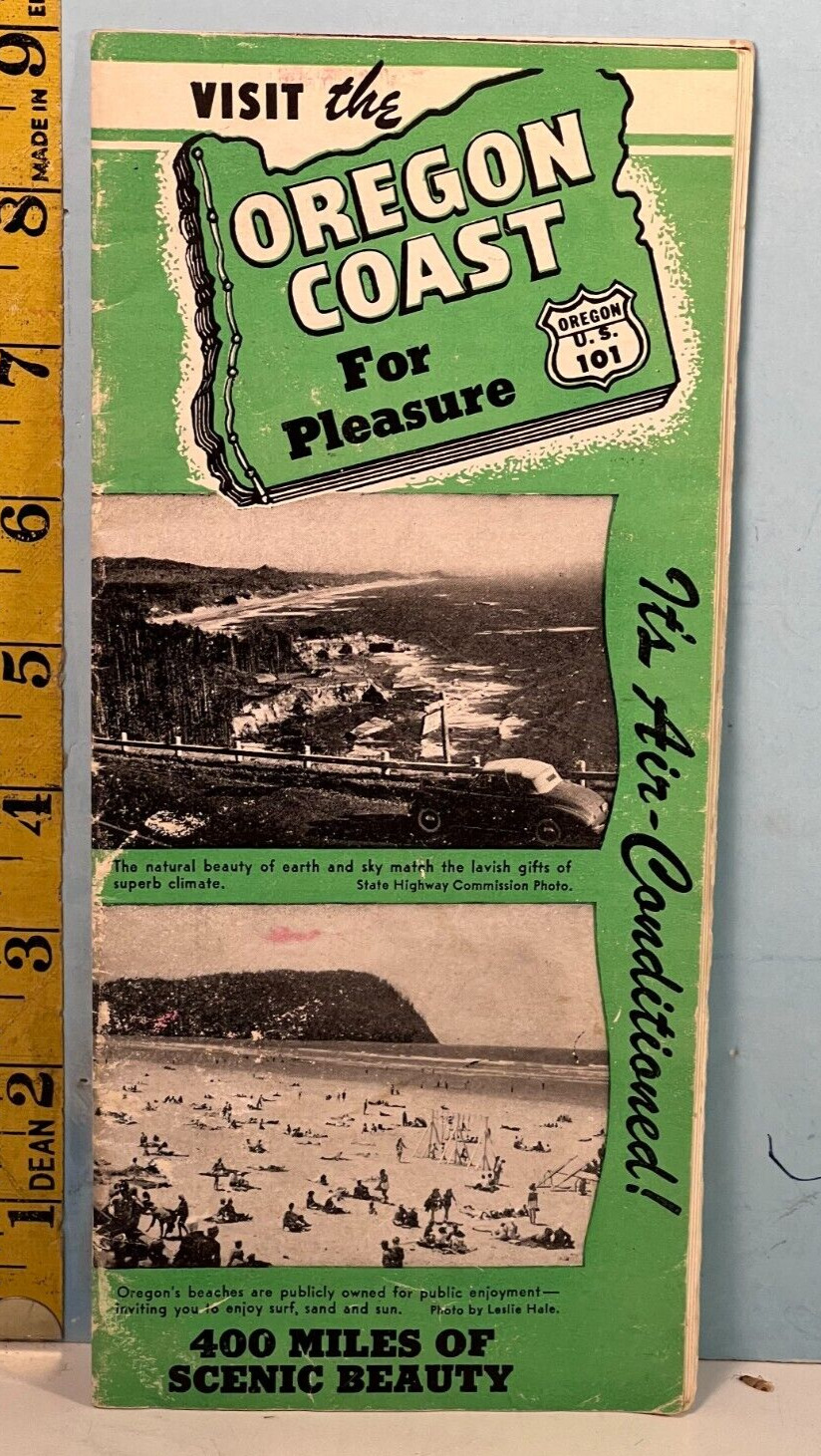 1950's Visit the Oregon Coast US 101 Travel Brochure