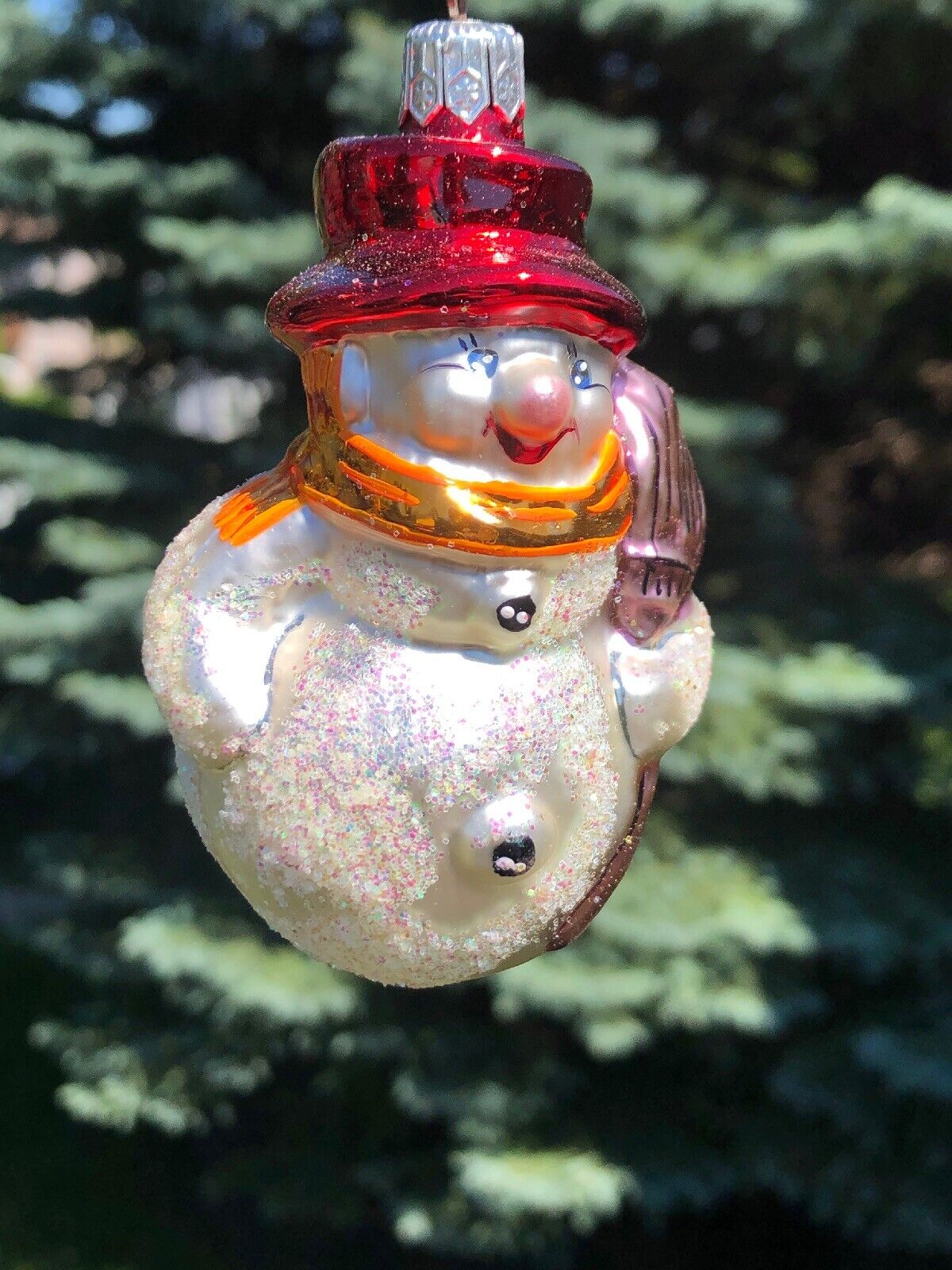 Vintage NOS Christopher Radko Glass Christmas Ornament (R003