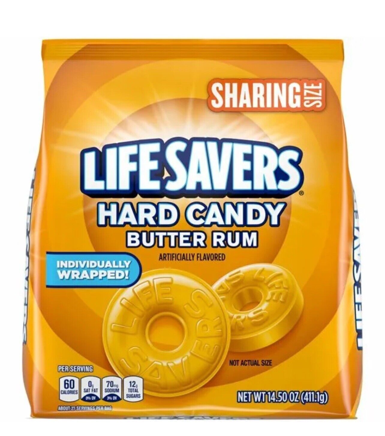 Life Savers Butter Rum Hard Candy (2 Pack)