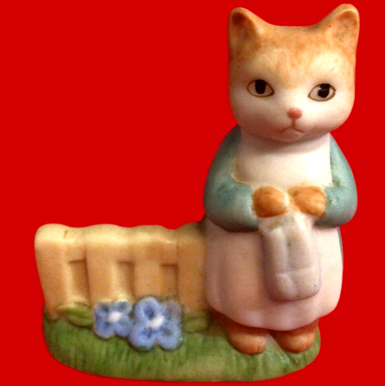 Vintage Schmid Cat figurine 1990