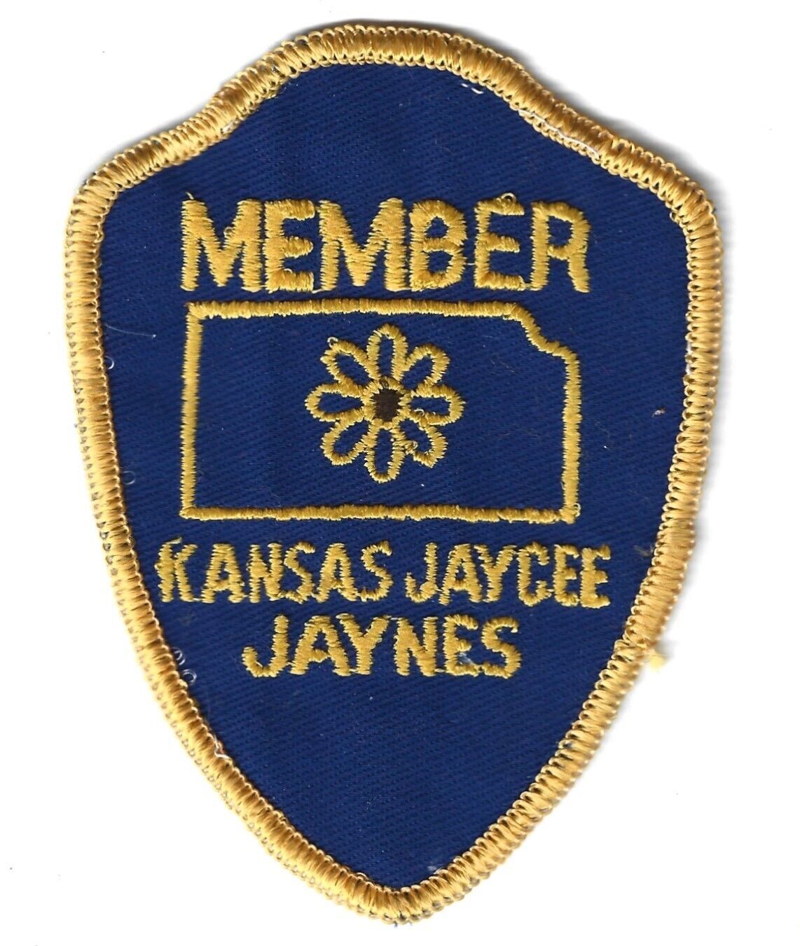 Kansas Jaycee Jaynes Member Patch - Late 1970's