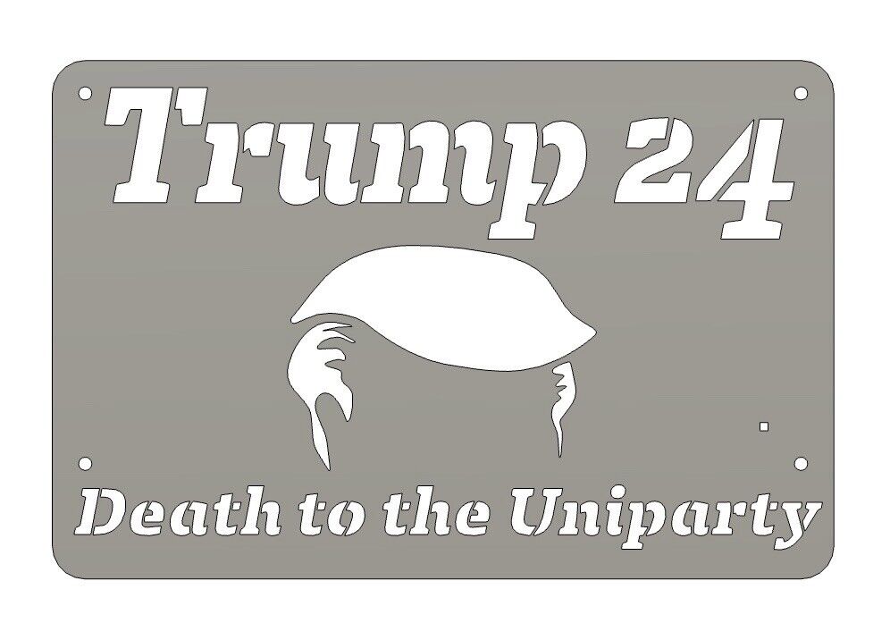 Anti-theft Trump Sign (aluminum)