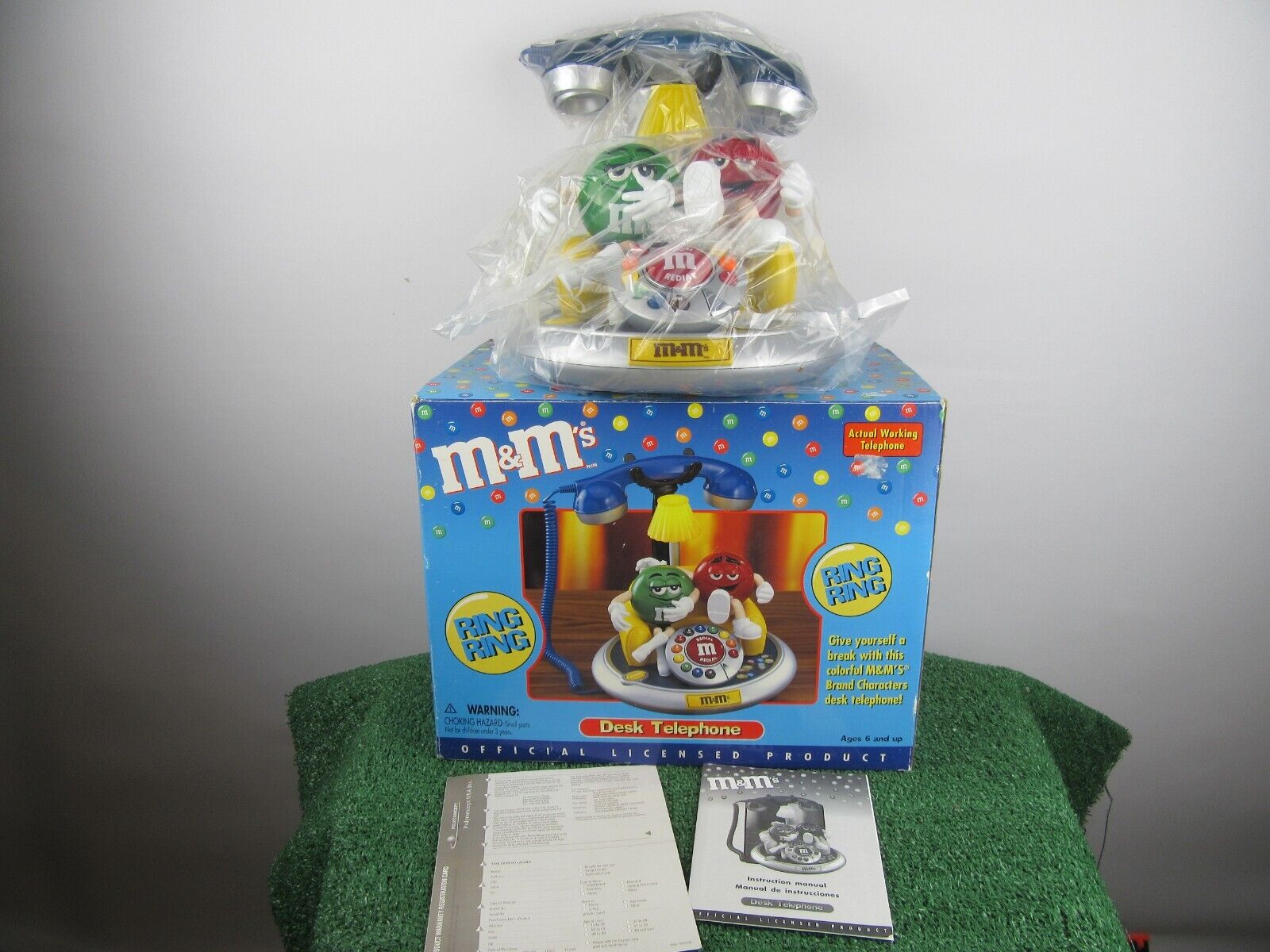 Brand New M&M\'s Candy Character Couch Lamp Desk Land Line Telephone