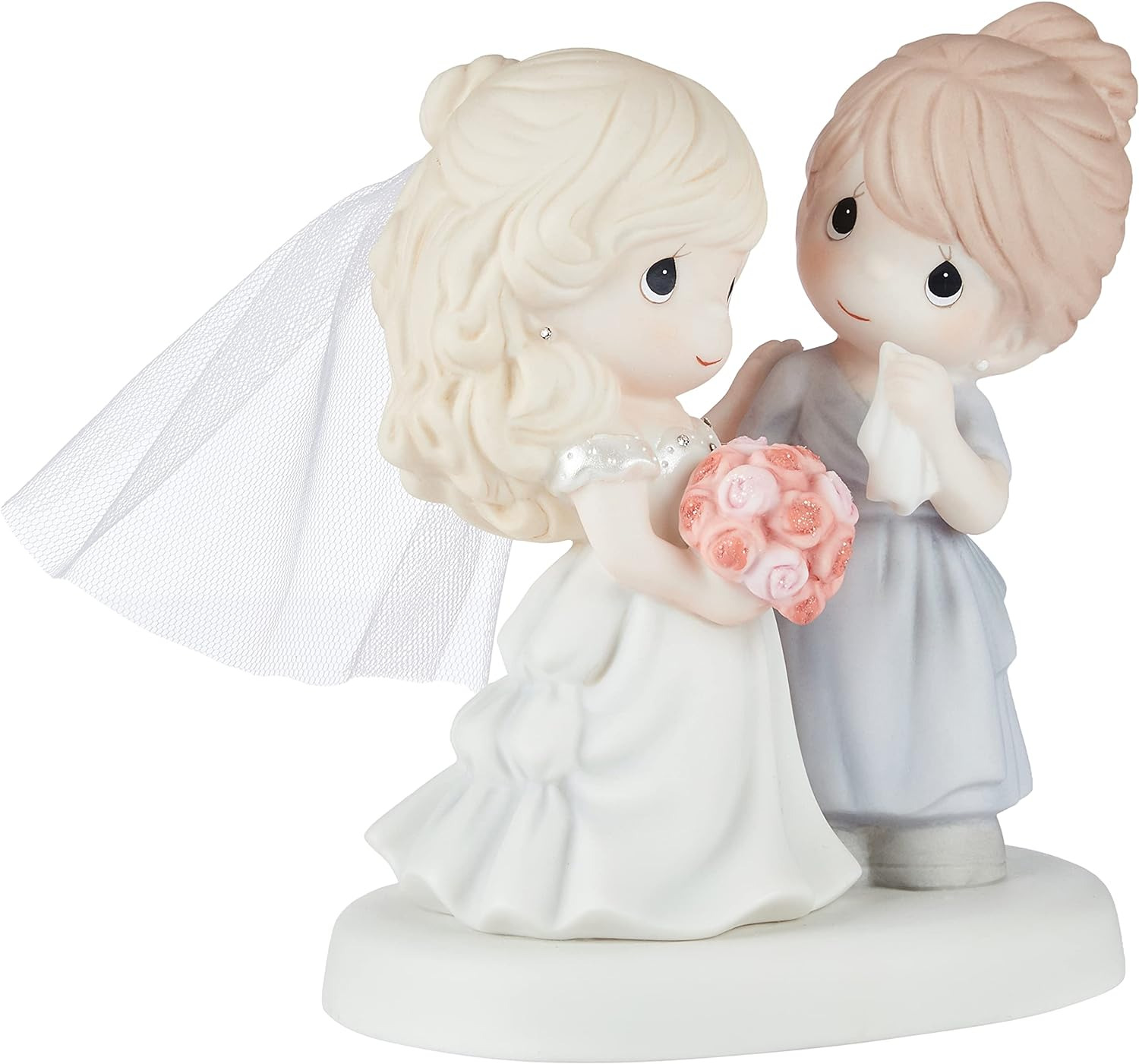 Mother of the Bride Figurine | My Daughter, My Pride, a Beautiful Bride Bisque P