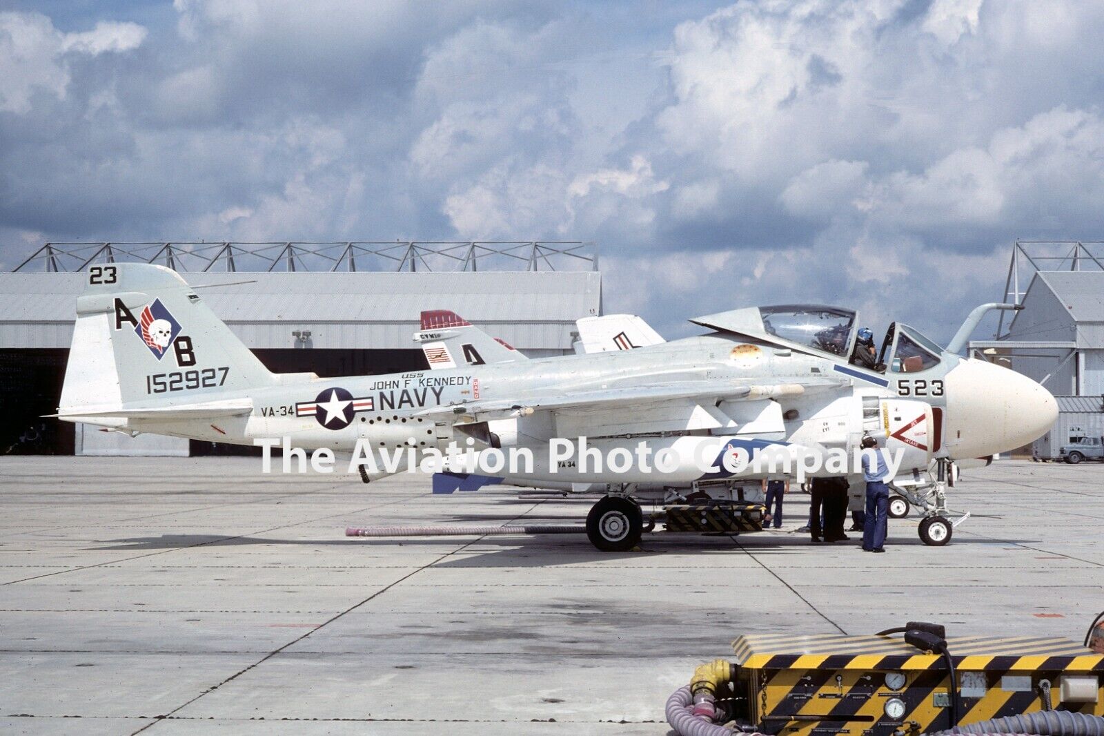 US Navy VA-34 Grumman KA-6D Intruder 152927/AB-523 (1976) Photograph