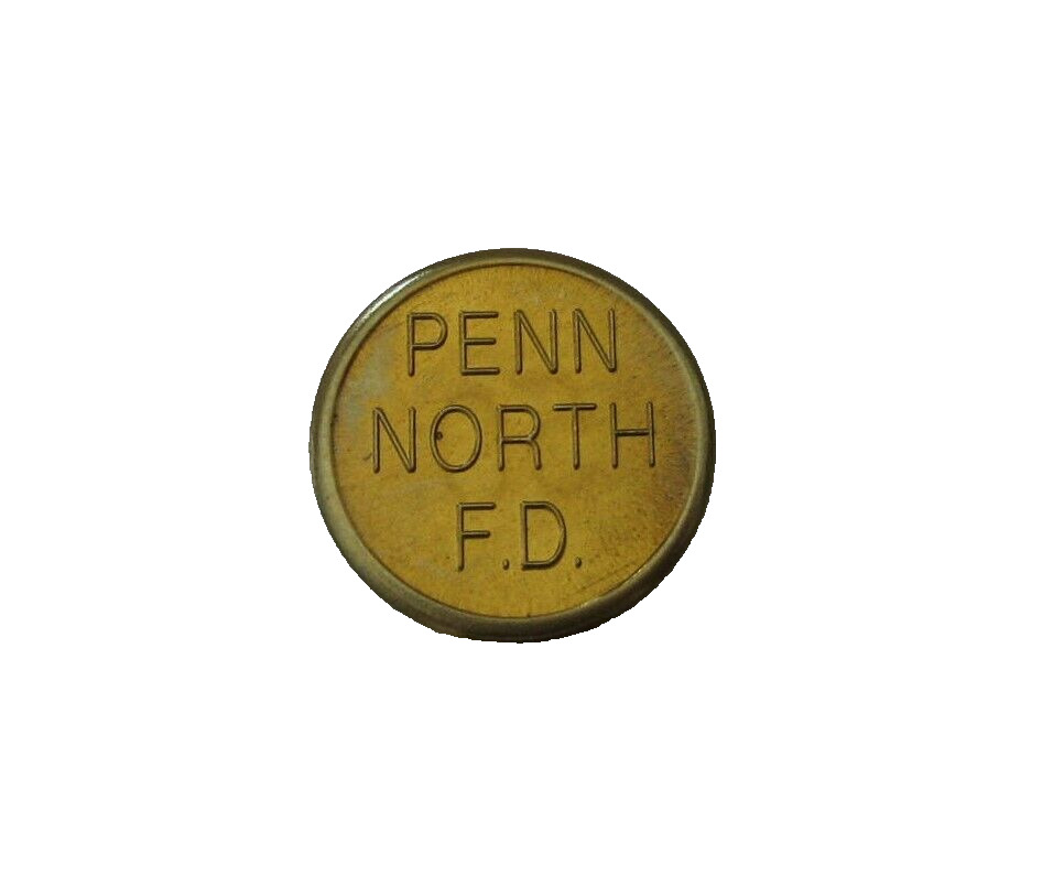 Penn North FD Token Good for $.50 in Trade Brass 
