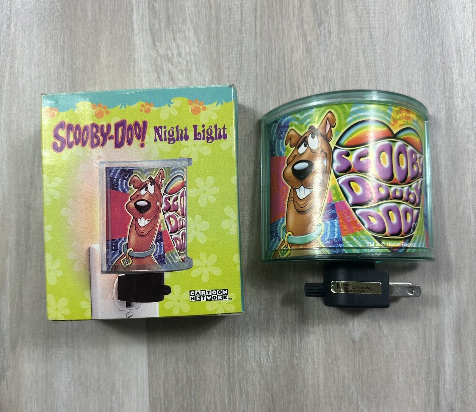 Vintage Scooby-Doo Hanna Barbera Night Light Plug In 90s Nostalgia Rare