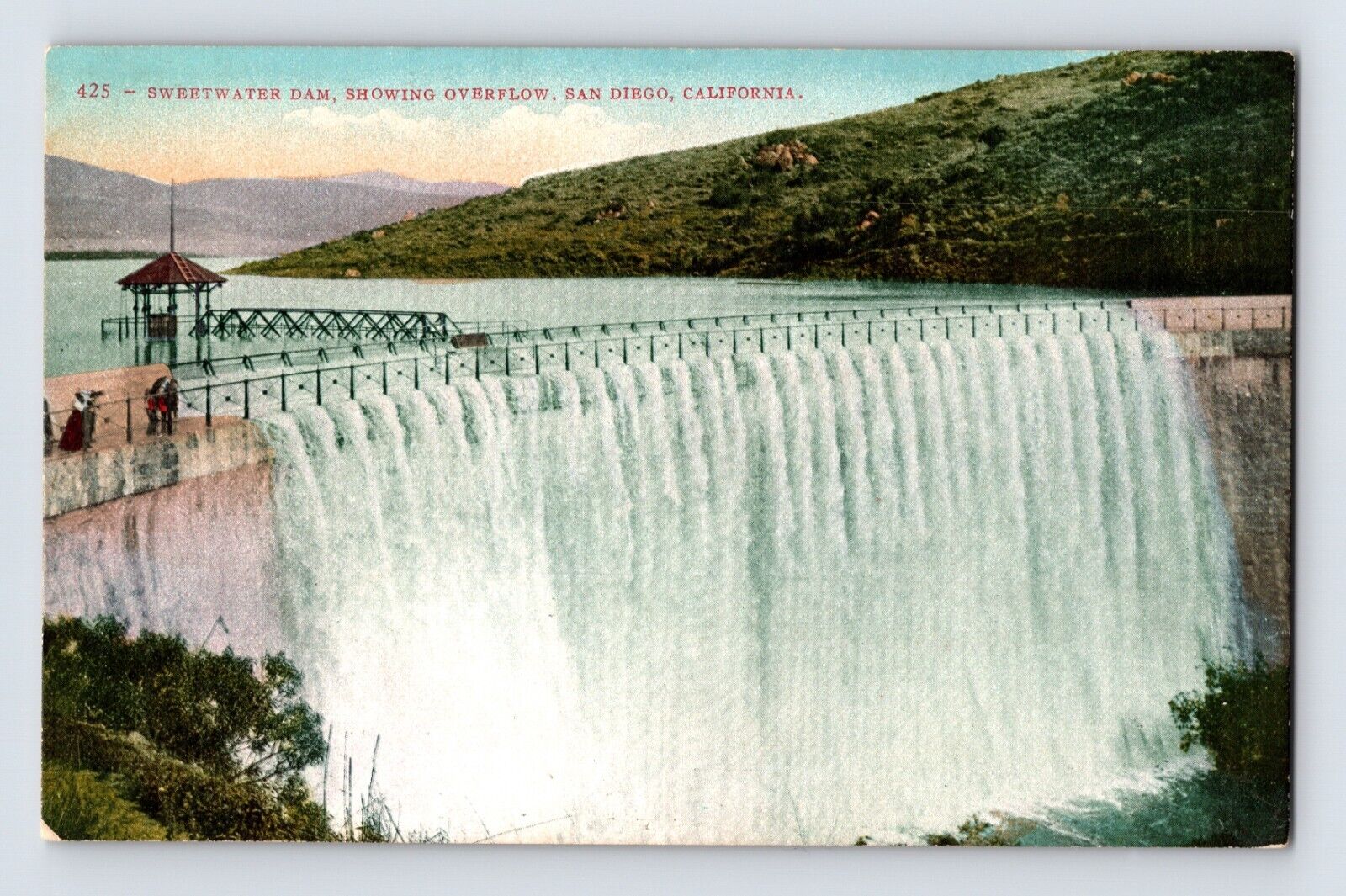 Postcard California San Diego CA Sweetwater Dam 1910s Unposted Divided Back