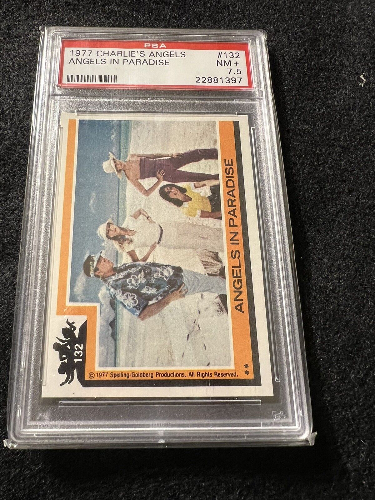 1977 PSA 7.5 Charlie\'s Angels #132 - PSA 7.5 NM+ - Angels in Paradise