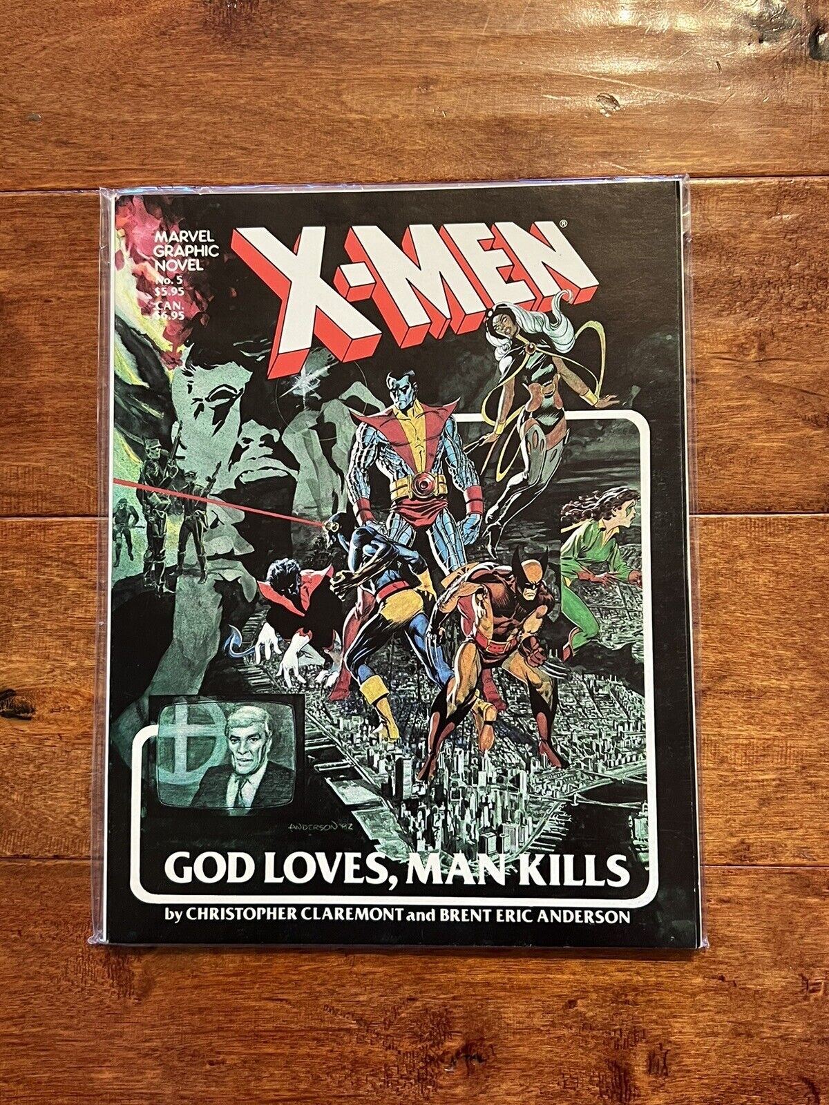 Marvel Graphic Novel X-MEN God Loves Man Kills 1982 1st Print Stan Lee Claremont