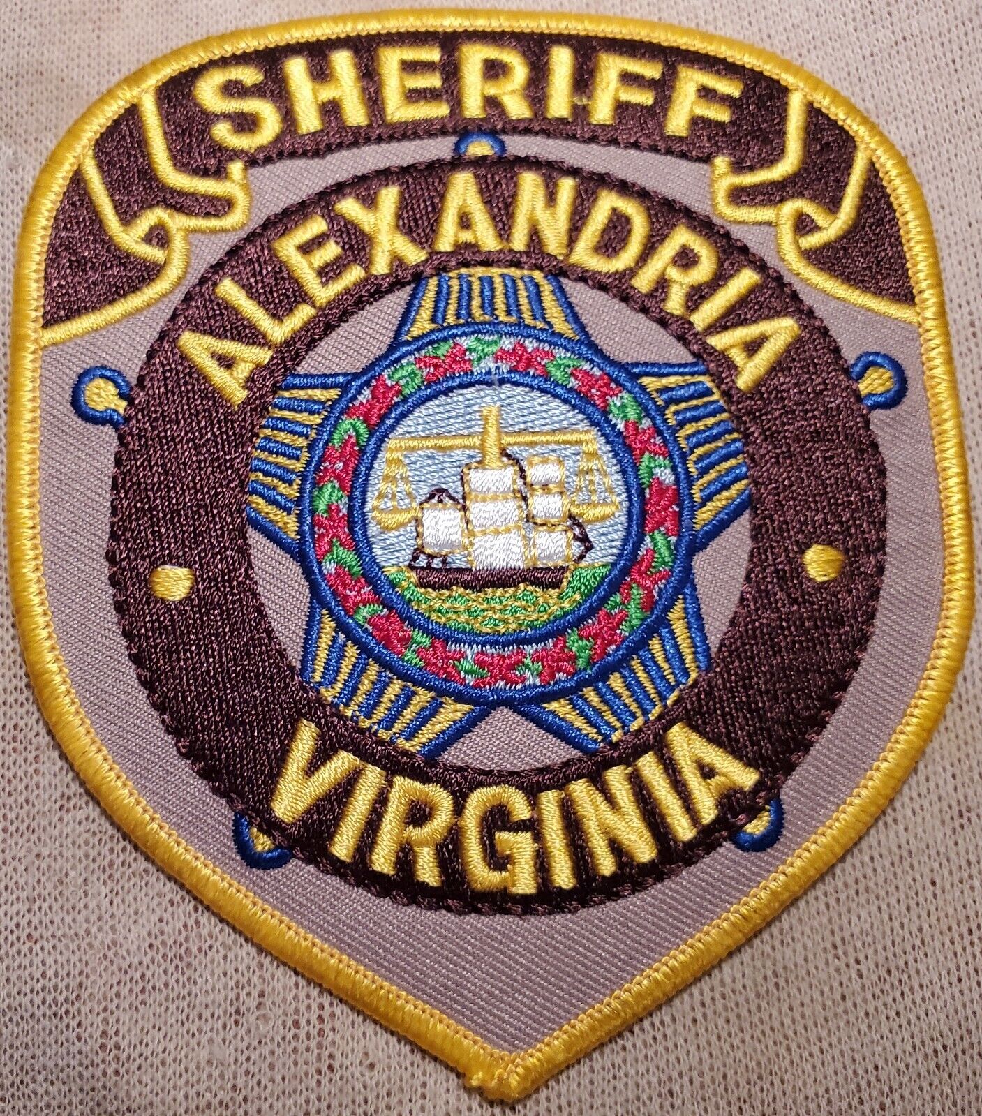VA Alexandria Virginia Sheriff Shoulder Patch