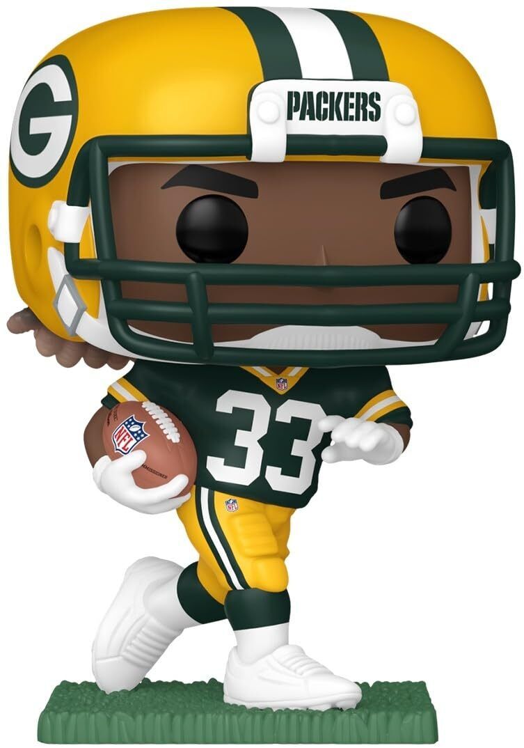Funko POP Series 11 NFL Aaron Jones (Green Bay Packers) Figure w/ Protector