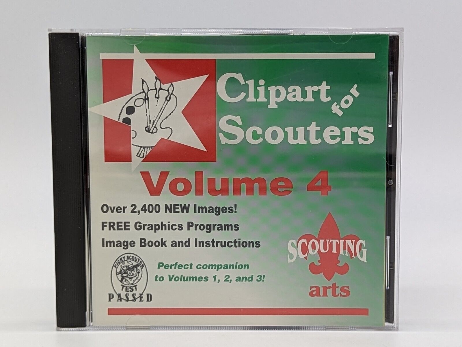 Clipart For Scouters Volume 4 CD-ROM Windows 3.1 PC Scouting Arts 2000 Boy Scout
