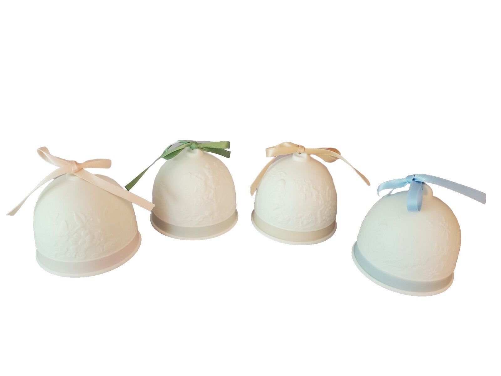 Lladro Collector\'s Society Annual Bells (Lot of 4) 1991,92,93,94 