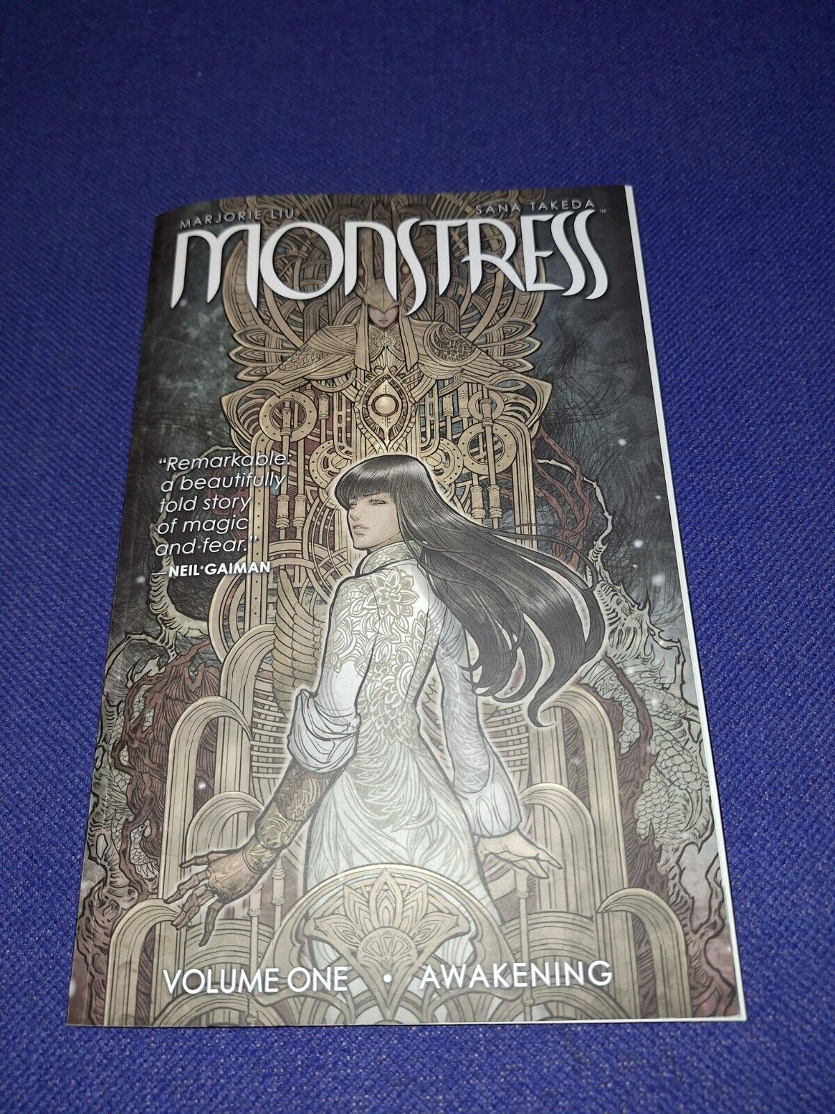 Monstress Vol. 1 Awakening Graphic Novel Signed by Marjorie Liu Sana Takeda
