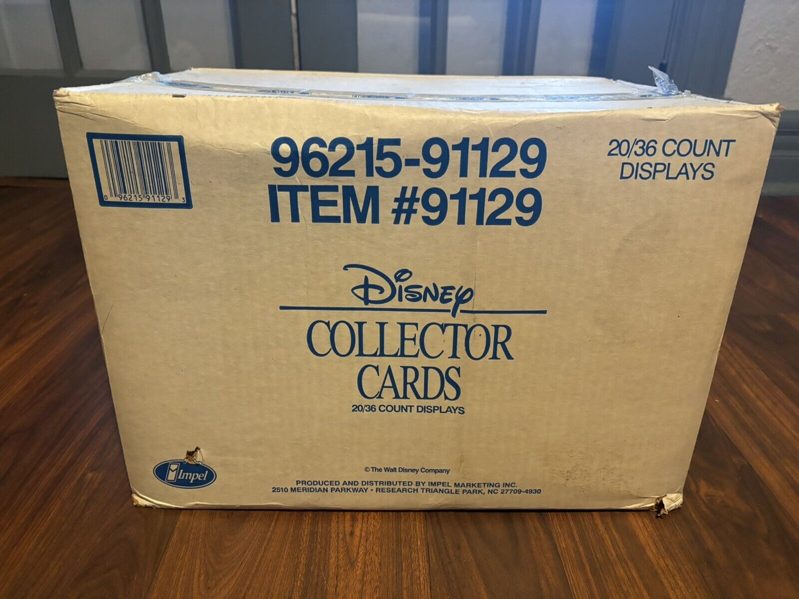 1991 Disney Collector Cards - Very Rare Factory Sealed Case