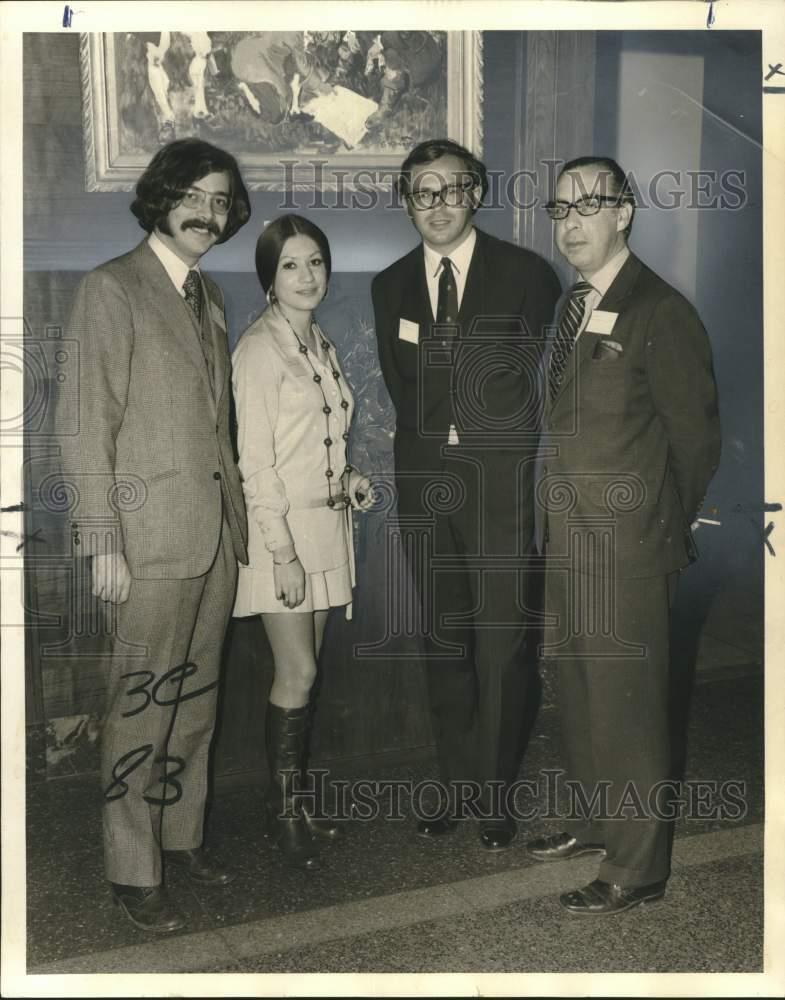 1970 Press Photo Participants in Latin American trade at International House