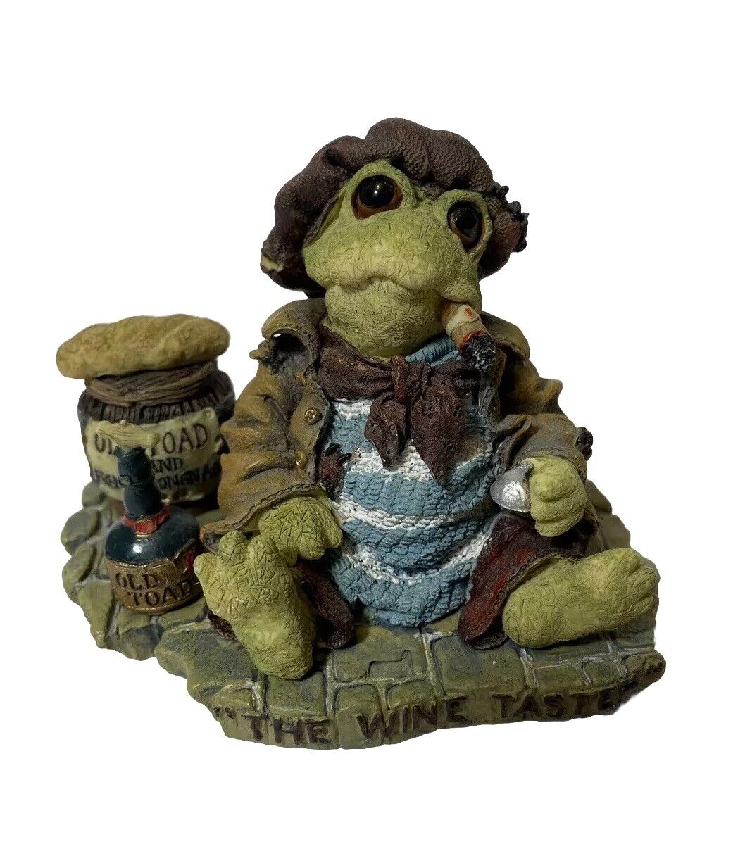 1998 Boyds Wee Folkstones ~Jacques Greenville Frog \