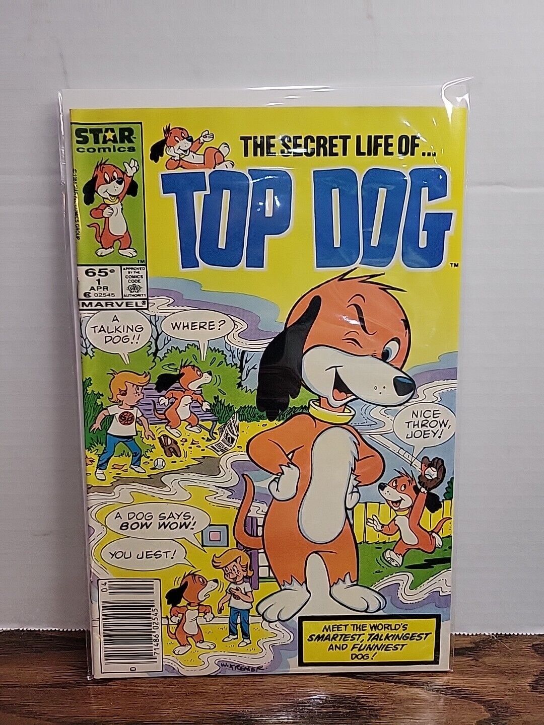 Secret Life of Top Dog #1 - Marvel Star Comics 1985 Sealed CGC Ready 
