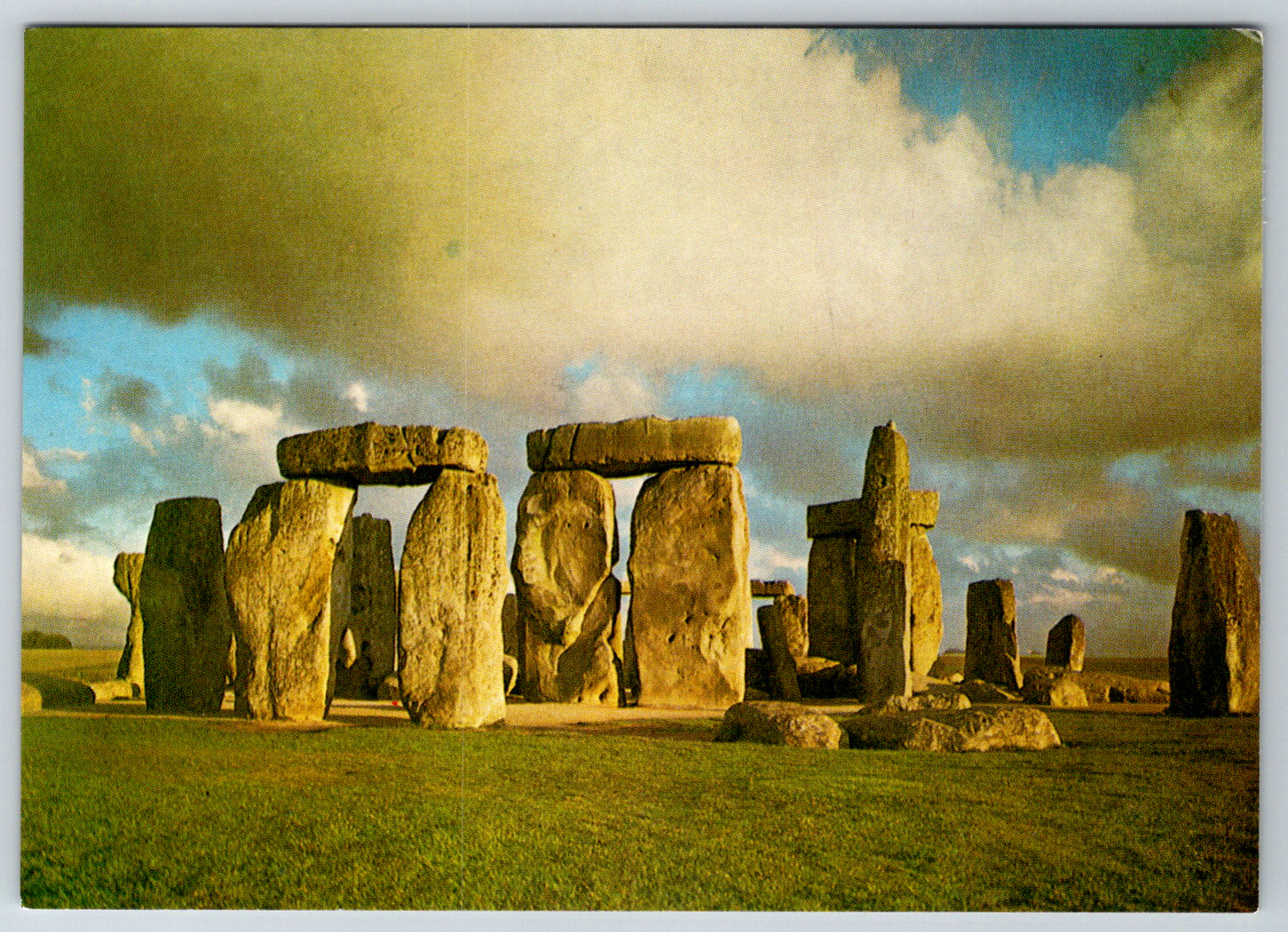 c1980s Stonehenge Postcard Western Aspect Eastbourne East Sussex Continental