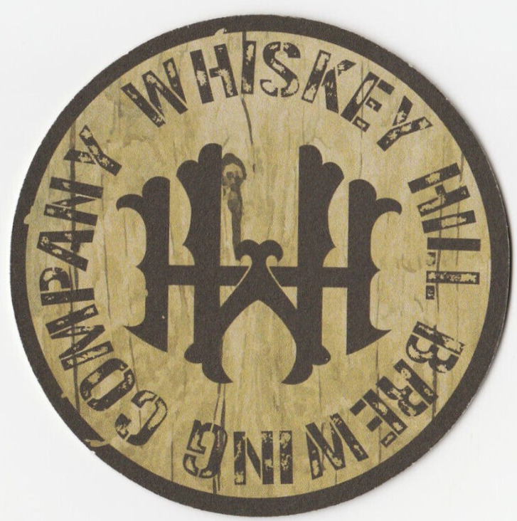 Whiskey Hill Brewing Beer Coaster Westmont IL