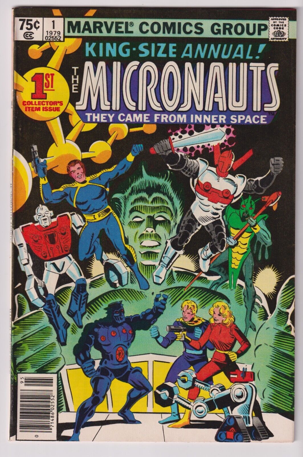 1979 MARVEL COMICS MICRONAUTS ANNUAL #1 IN VF/NM CONDITION