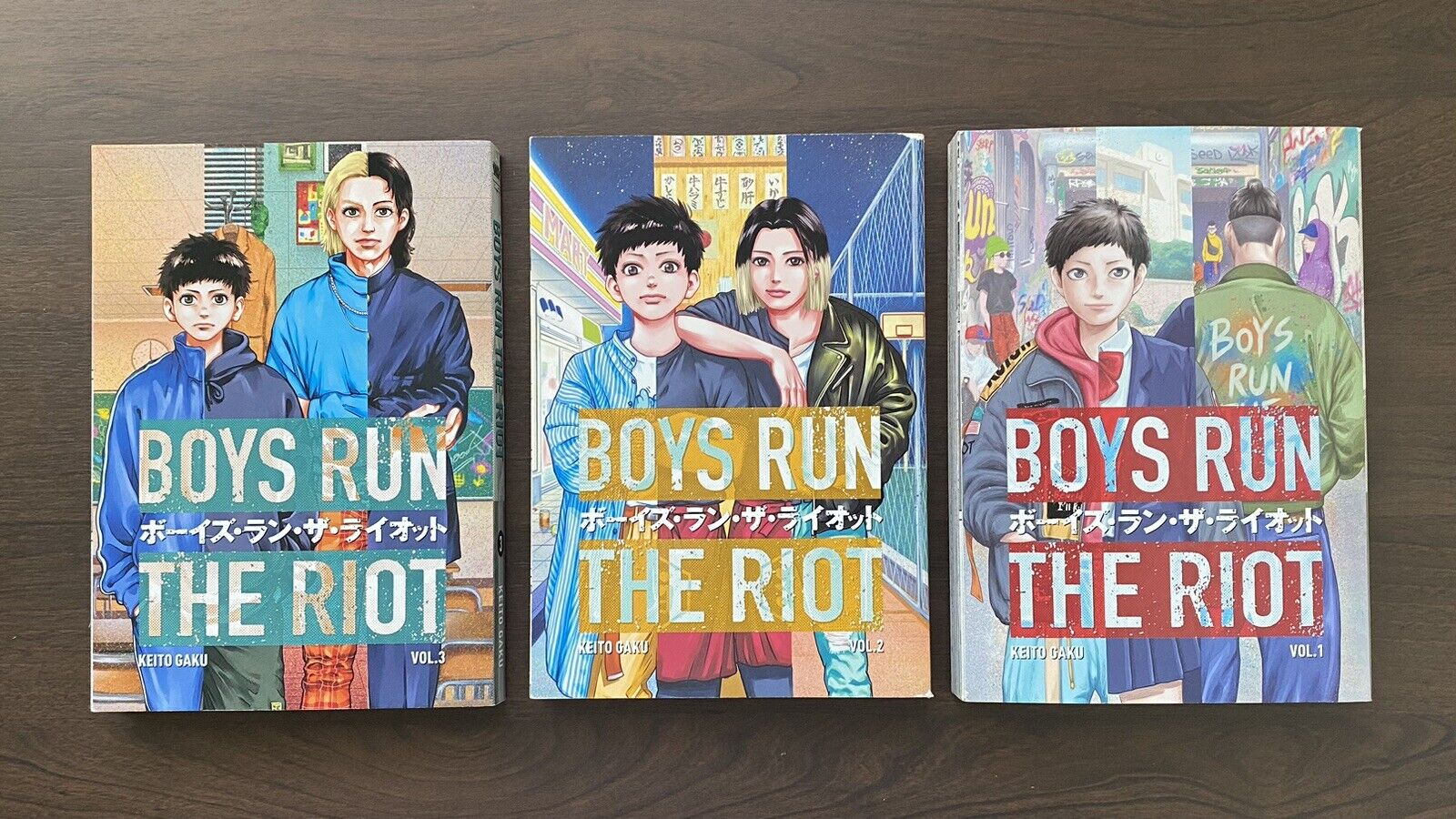 Boys Run The Riot Manga Set Vol 1 - 3 English From Kodansha Comics
