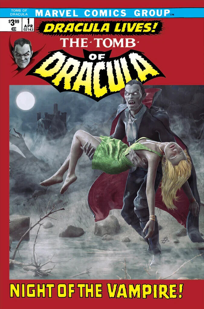 The Tomb of Dracula #1 Bjorn Barends Adams Homage Retro Variant Cover (A) Marvel