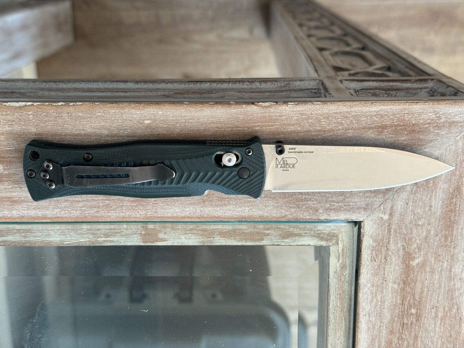 Benchmade 531 Mel Pardue G10 Axis Lock SV30 Folding Pocket Knife.  Rare