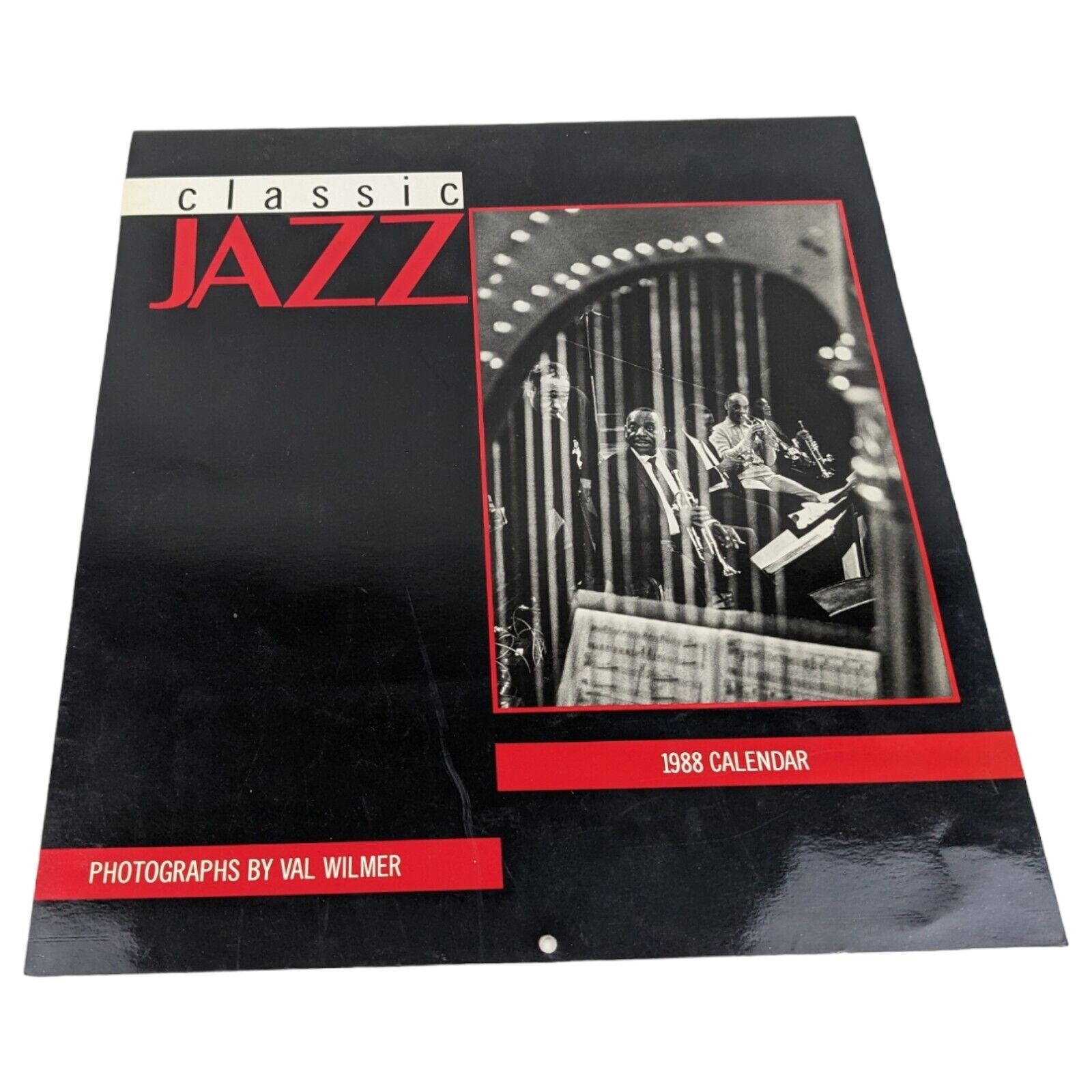 1988 Classic Jazz Calendar Photography by Val Wilmer, 12x13 ~ RARE