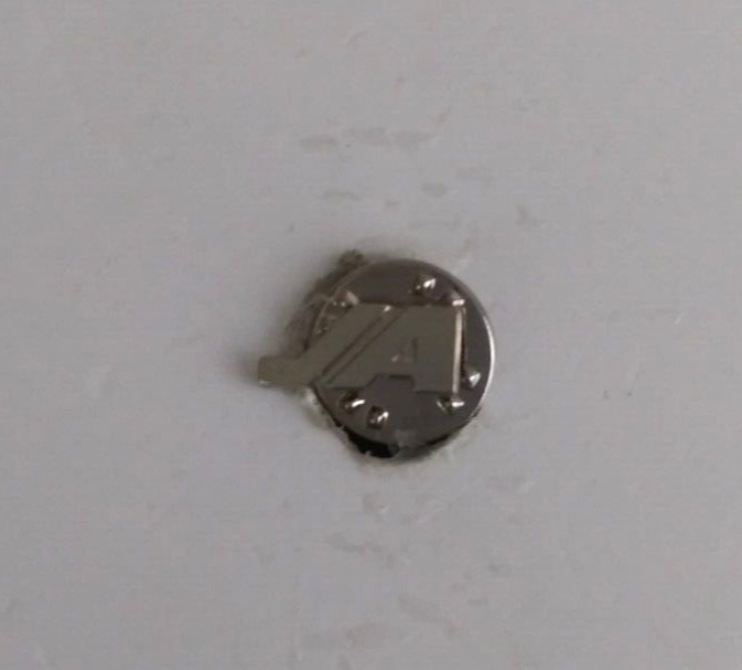 Vintage JA Tiny Silver Lapel Hat Pin