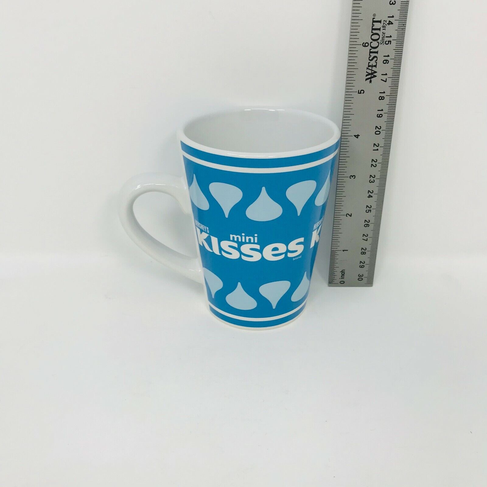 Hershey’s Mini Kisses Blue and white Mug Cup By Galerie microwave safe 