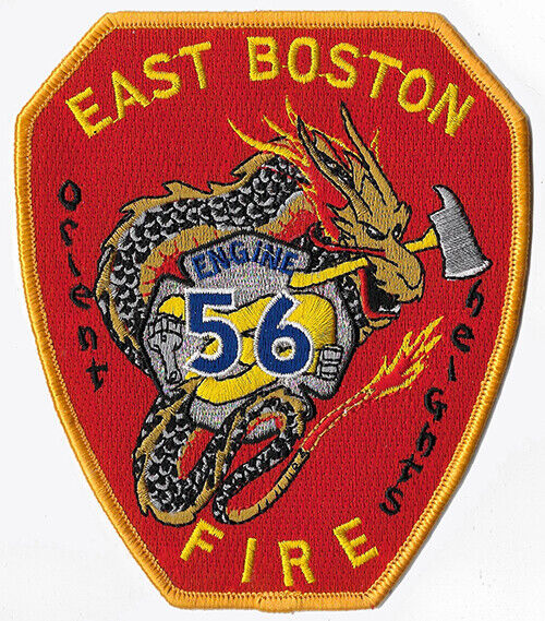 Boston Engine 56 Orient Heights East Boston NEW Fire Patch 