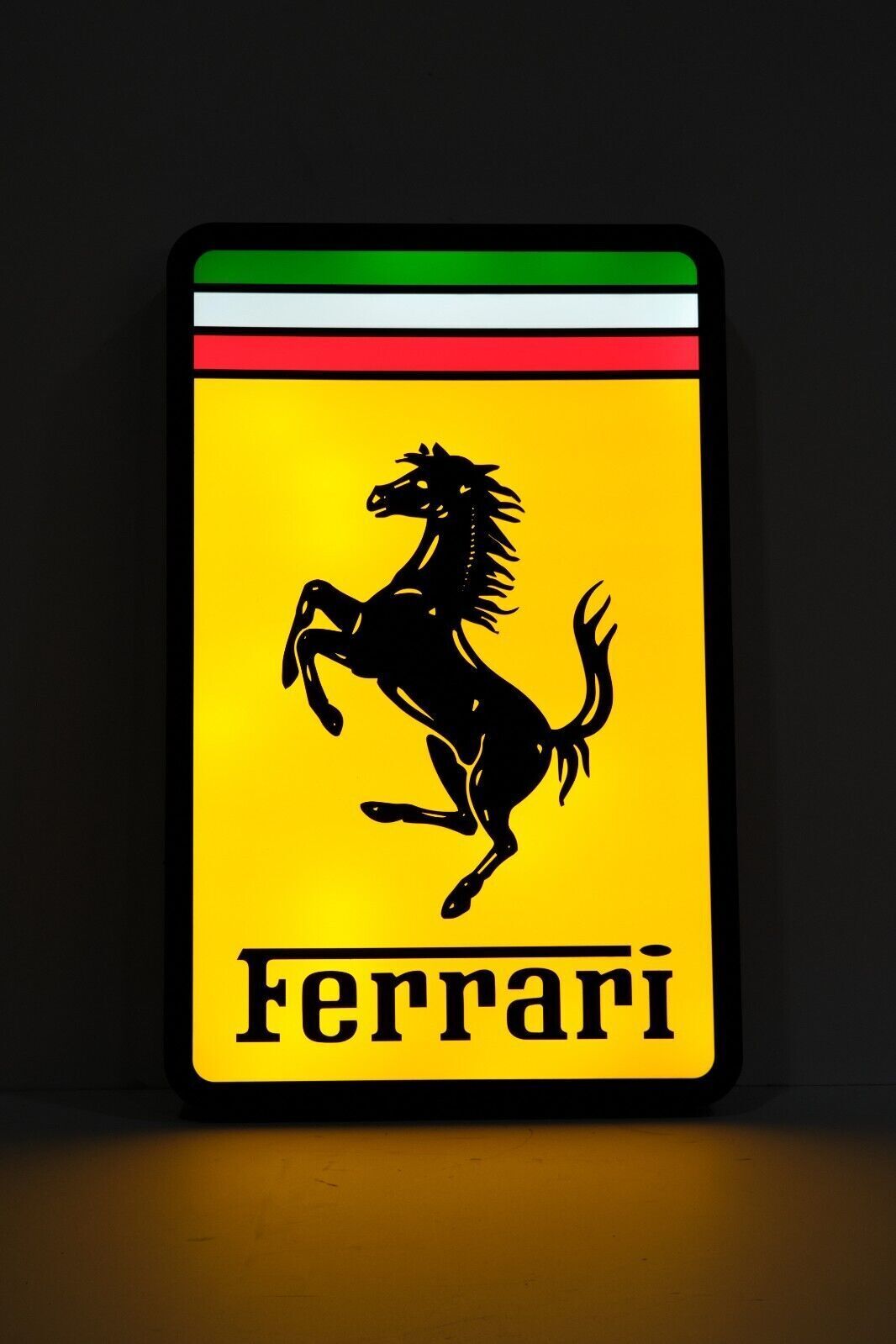 Ferrari illuminated sign | Ferrari Led illuminated wall light for...