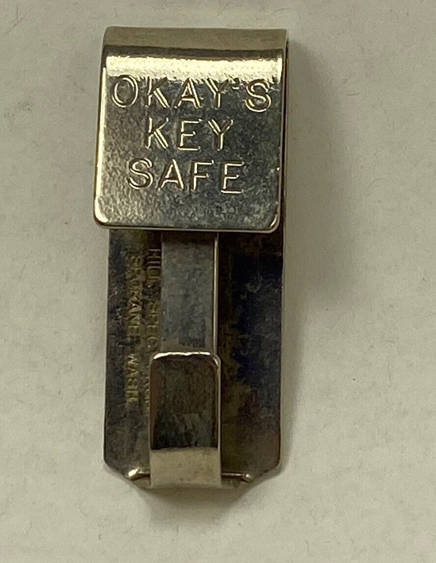 OKAY\'S KEY SAFE belt key clip, nice condition
