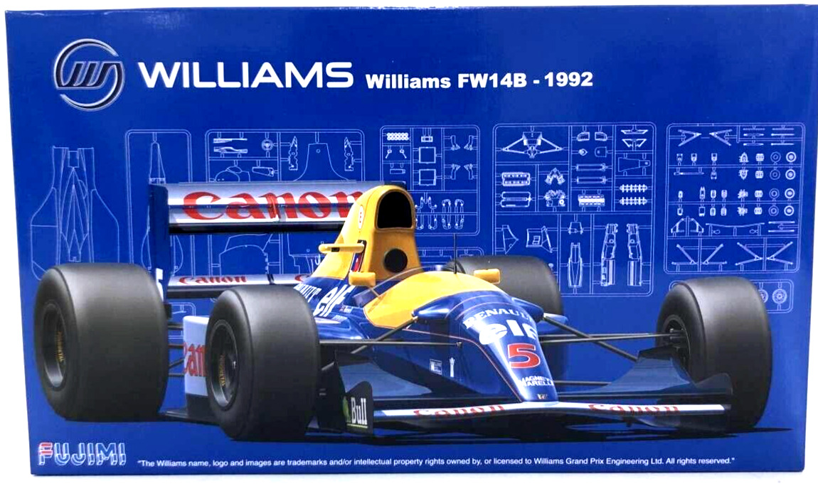 Fujimi 1/20 Williams FW14B Renault 1992 Nigel Mansell Plastic Model Kit