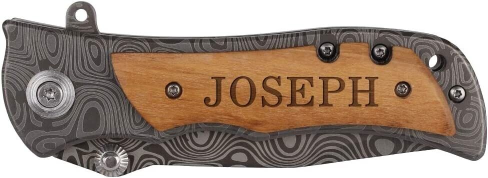Personalized Folding Knife Gift, Groomsmen Gifts, Custom Engraved Pocket Knives
