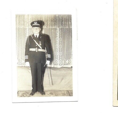 c1940s Elder Military Man Badges Ribbons Patches Chords Snapshot Photo Snap Vtg