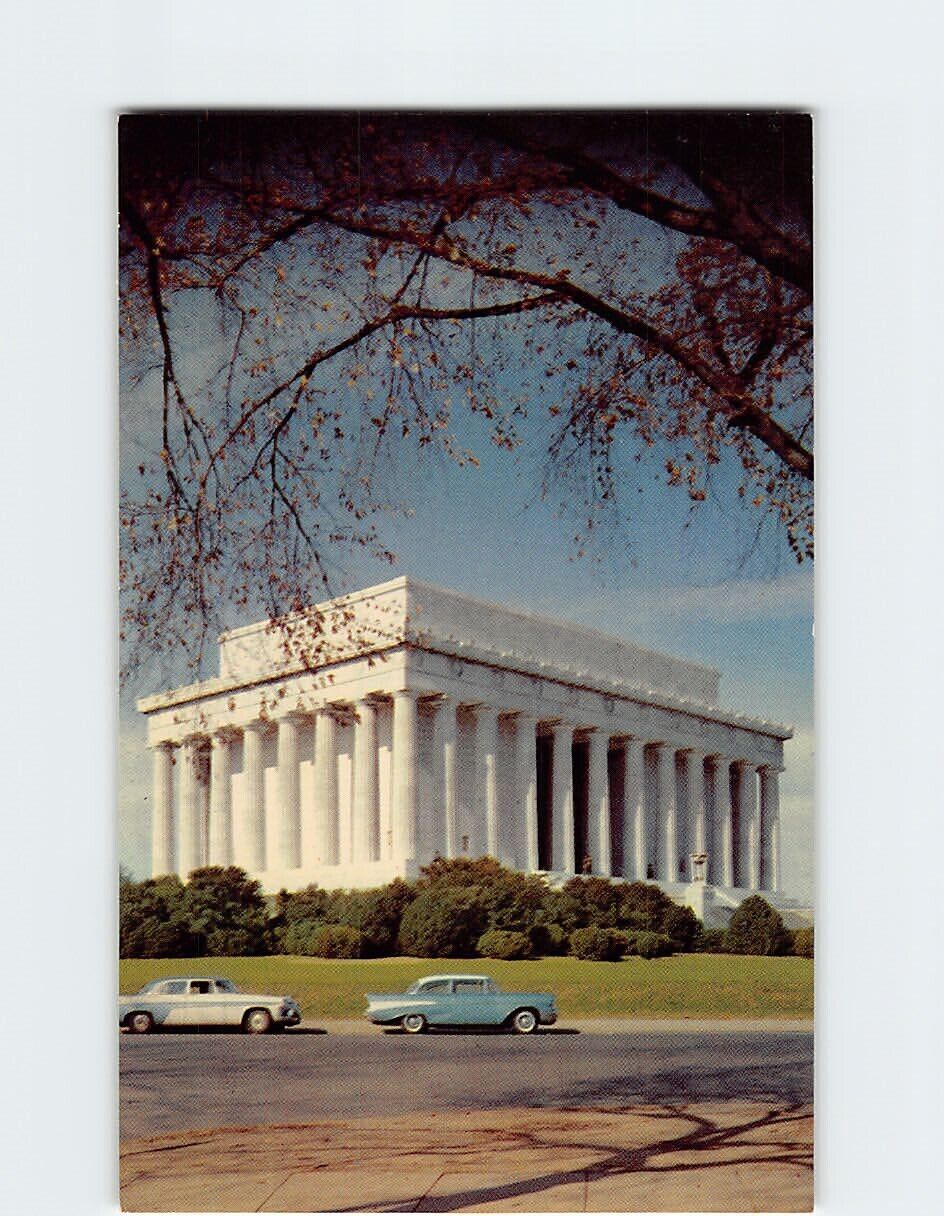 Postcard Lincoln Memorial Washington DC USA