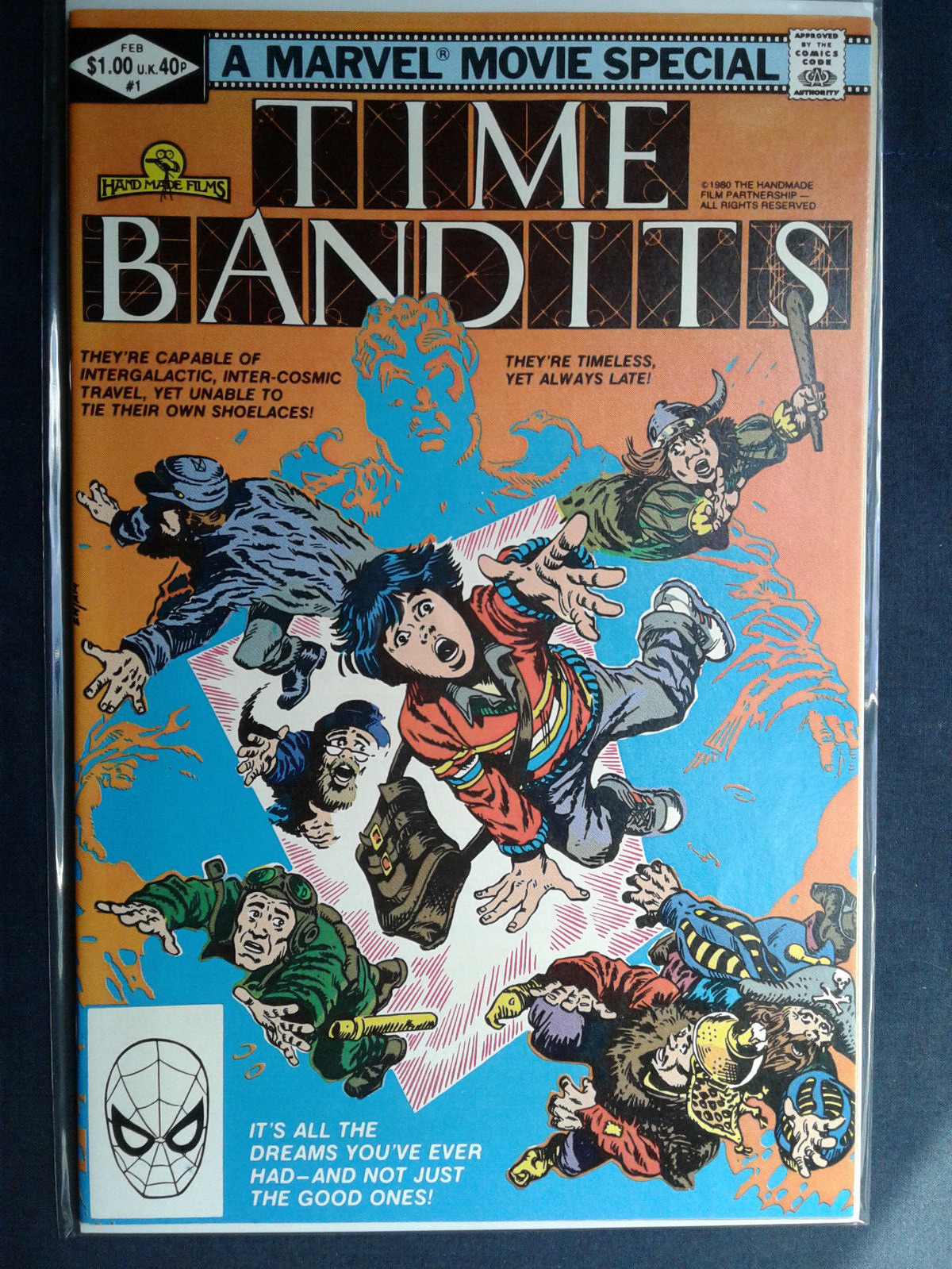 TIME BANDITS #1 MARVEL COMICS MOVIE ADAPTION 1982 NM NM+ 9.4