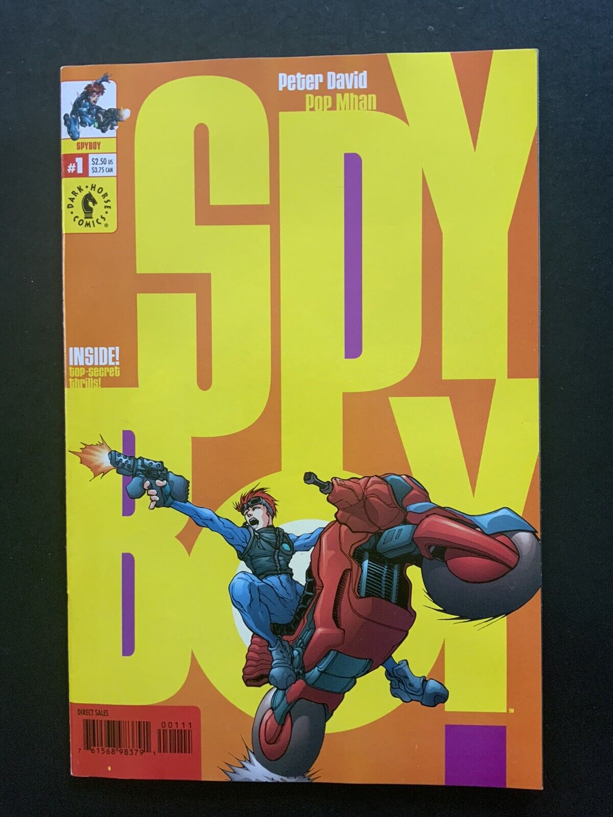 SPY BOY #1. Dark Horse Modern Age Comic. Peter David. . Unique