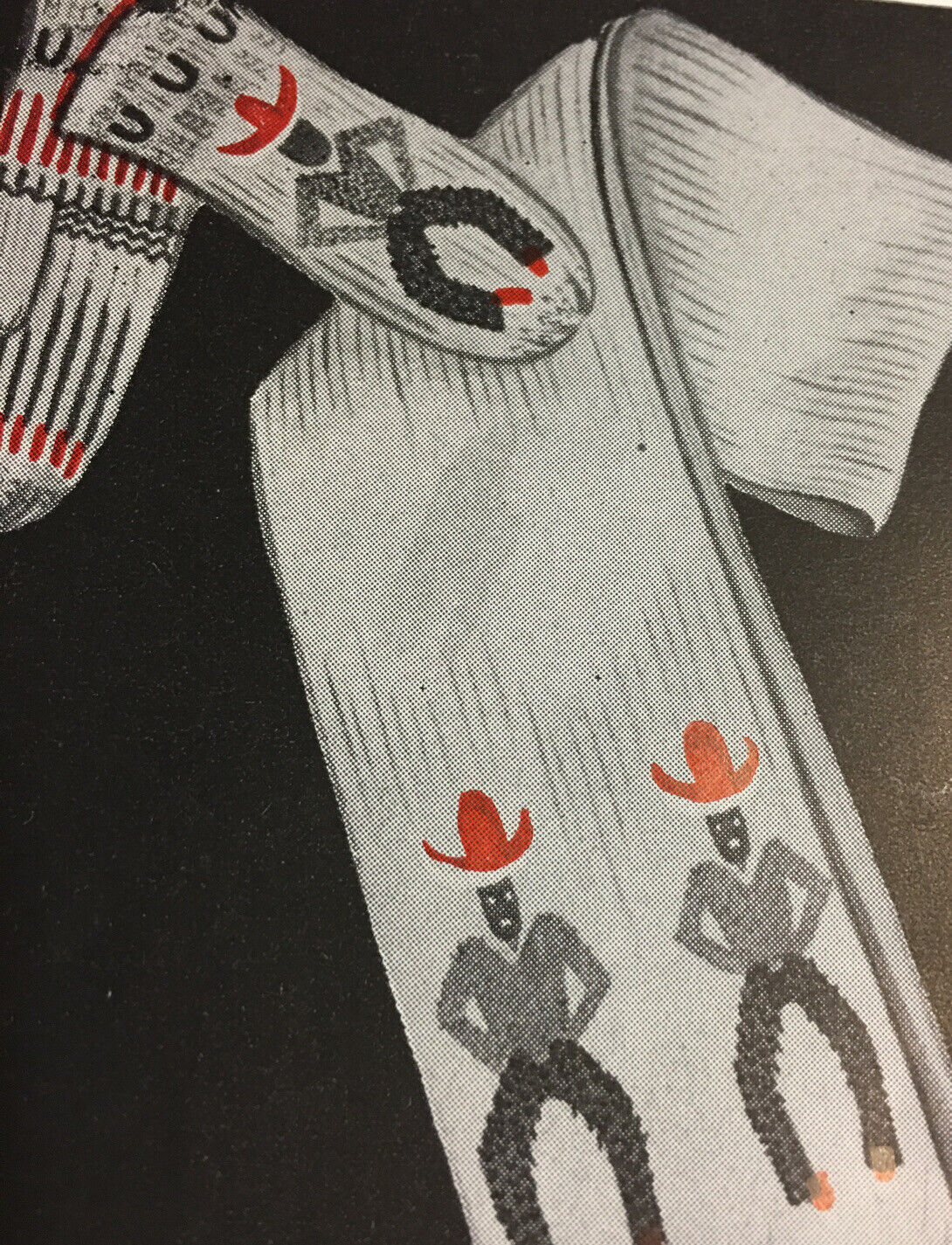 Vintage 1950 Cisco Boys & Girls Wool Gloves Mittens Scarf Sets Original Print Ad