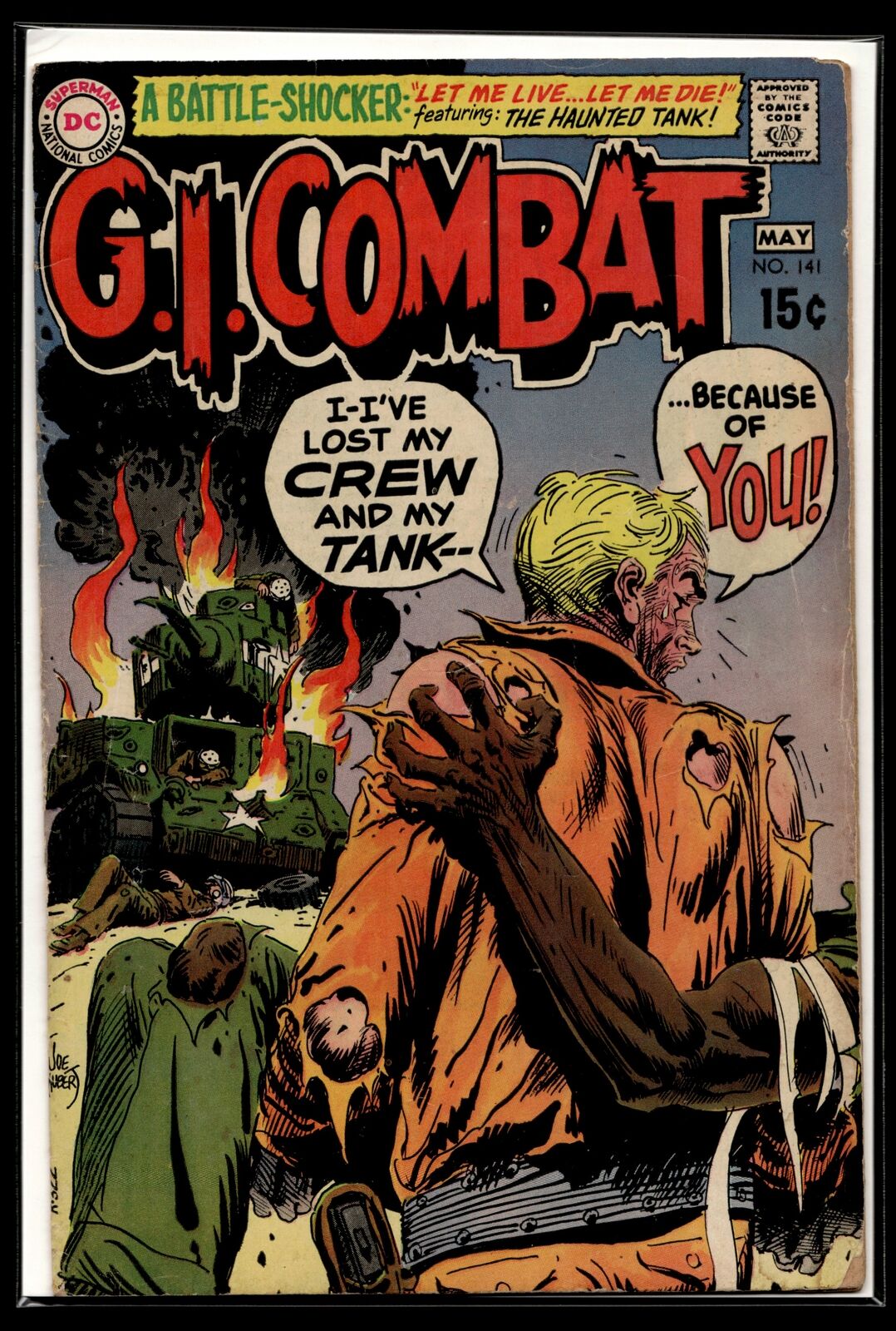1970 G.I. Combat #141 DC Comic
