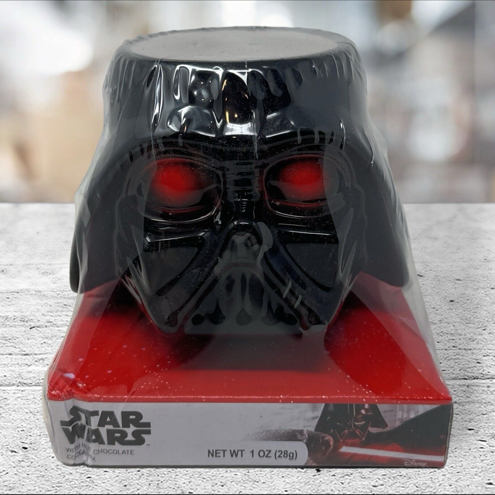 Star Wars Mug Darth Vader Galerie with Hot Chocolate Packet New Sealed Package