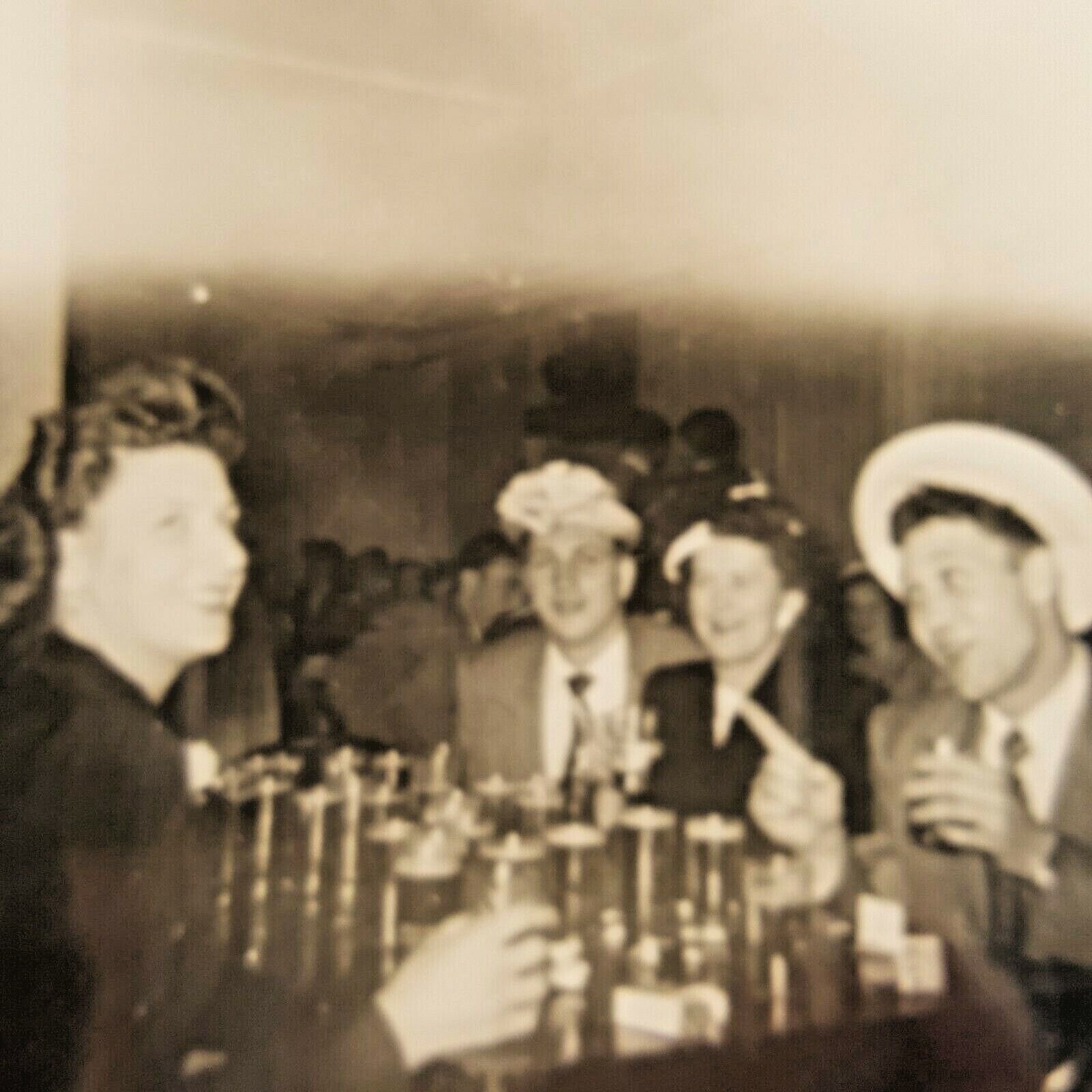 Vintage Atlantic City Photo Men Women Couples Drinking Beer Easter Sunday 1950