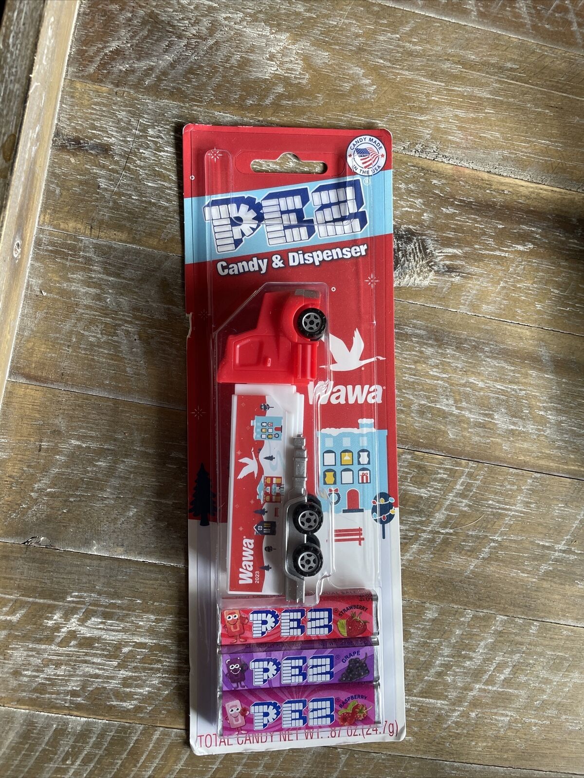 NEW Wawa Exclusive Pez Truck on Card Limited Edition with 3 Candies