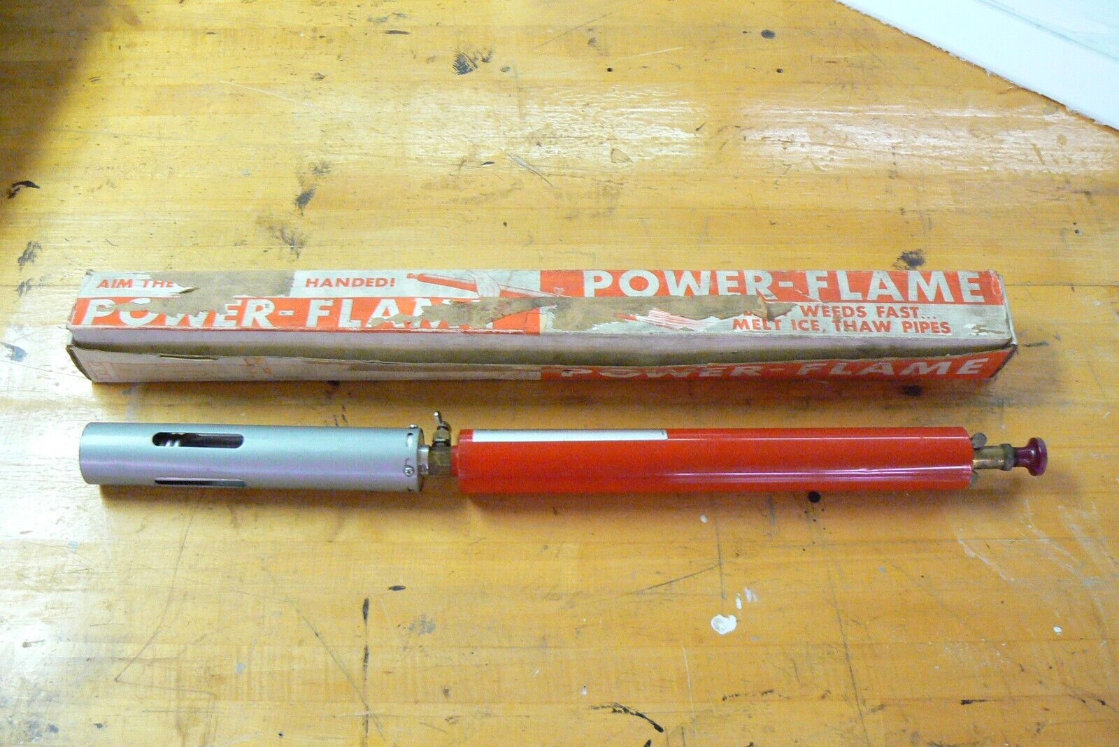 Vintage NOS Power-Flame Hand Held Kerosene Torch by Bandwagon Inc.