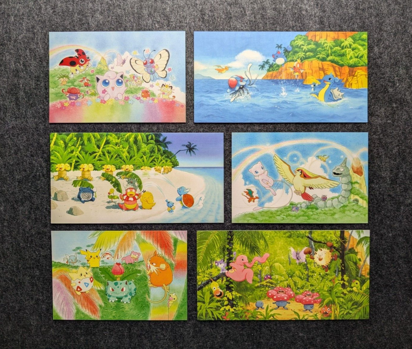 Pokemon Postcard COMPLETE SET  Southern Islands Art Postcards (2001) 