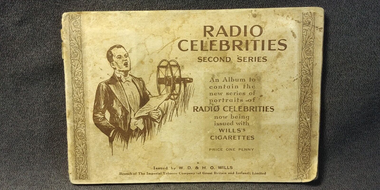 1930s 40 Imperial Tobacco Card Wills\'s Cigarette Radio Celebrities 2nd Album T9